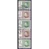 1973. 10 og 60 Øre Dr. Margrethe (Cz. Slania) AFA. nr. 84-85, 84-85F, samt 84aF stemplet