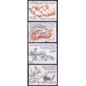 2000. 0,25-21,00 Kr. Arktiske vikinger II. AFA nr. 352-55 postfrisk stemplet