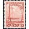 1950. Statsradiofoniens 25-års jubilæum. AFA nr. 317 postfrisk    Stemplet FDC