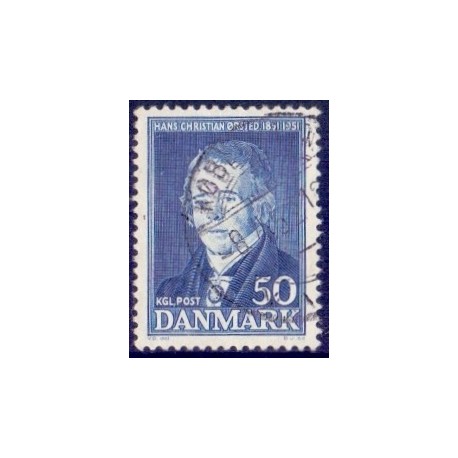 1951. H. C. Ørsteds død, AFA nr. 330 postfrisk    Stemplet FDC
