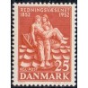 1952. Redningsvæsents 100'års jubilæum. AFA nr. 334 postfrisk   Stemplet FDC