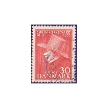 1955. Søren Kirkegaard.  AFA nr. 365 postfrisk   Stemplet FDC