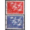 1956. Ellehammers første flyvning.  AFA nr. 366 postfrisk  Stemplet FDC