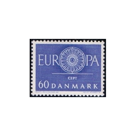 1960. Europamærker / CEPT. AFA nr. 389 postfrisk    Stemplet FDC