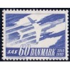 1961. SAS's 10-års jubilæum. AFA nr. 391 postfrisk    Stemplet FDC