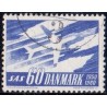 1961. SAS's 10-års jubilæum. AFA nr. 391 postfrisk    Stemplet FDC