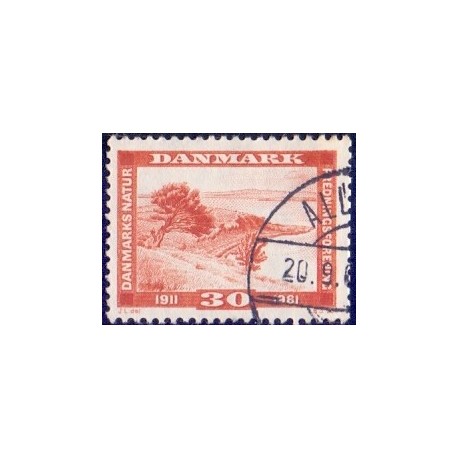 1961. Danmarks Naturfredningsforening. AFA nr. 392 postfrisk    Stemplet FDC
