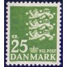 1962. Lille Rigsvåben 25 kr. alm. papir. AFA nr. 402 postfrisk    Stemplet FDC