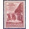 1962. Børkop vandmølle. alm. + FLUOR papir. AFA nr. 407+407F postfrisk    Stemplet FDC