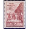 1962. Børkop vandmølle. alm. + FLUOR papir. AFA nr. 407+407F postfrisk    Stemplet FDC