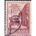 1962. Børkop vandmølle. alm. + FLUOR papir. AFA nr. 407+407F postfrisk    Stemplet FDC