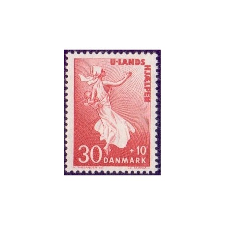 1962. Bistand til udviklingslande. AFA nr. 408 postfrisk    Stemplet FDC