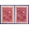 1964. Folkeskolelovens 150-års jubilæum. alm. + FLUOR papir. AFA nr. 423-423F postfrisk  Stemplet FDC