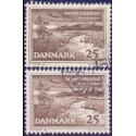 1964. Karup Å, alm. + FLUOR papir. AFA nr. 428-428F postfrisk   Stemplet FDC