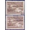 1964. Karup Å, alm. + FLUOR papir. AFA nr. 428-428F postfrisk   Stemplet FDC