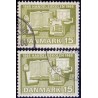 1965. Århus handelsskole, alm. + FLUOR papir. AFA nr. 429-429F postfrisk  Stemplet FDC