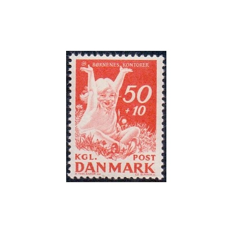 1965. Børnenes Kontorer. AFA nr. 439F postfrisk   Stemplet FDC