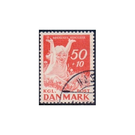 1965. Børnenes Kontorer. AFA nr. 439F postfrisk   Stemplet FDC