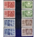 1967. København 800 År, alm. + FLUOR papir. AFA nr. 454-457F postfrisk  Stemplet FDC