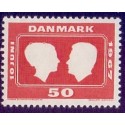 1967. Prinsesse Margrethes bryllup  AFA nr. 458F postfrisk  Stemplet FDC