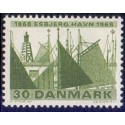 1968. Esbjerg havns 100-års jubilærum. AFA nr. 469 postfrisk  Stemplet FDC