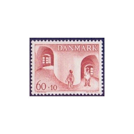 1968. Børnesagen i Grønland. AFA nr. 472 postfrisk    Stemplet FDC