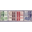 1968. Danmarks Industri. AFA nr. 473-76 postfrisk   Stemplet FDC