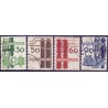 1968. Danmarks Industri. AFA nr. 473-76 postfrisk   Stemplet FDC