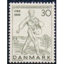 1969. Kgl. danske Landhusholdningsselskab. AFA nr. 477 postfrisk   Stemplet FDC