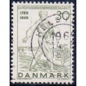 1969. Kgl. danske Landhusholdningsselskab. AFA nr. 477 postfrisk   Stemplet FDC