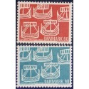 1969. Nordens dag. AFA nr. 478-79 postfrisk Stemplet FDC
