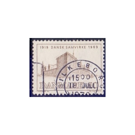 1969. Samvirke. AFA nr. 483 postfrisk  Stemplet FDC