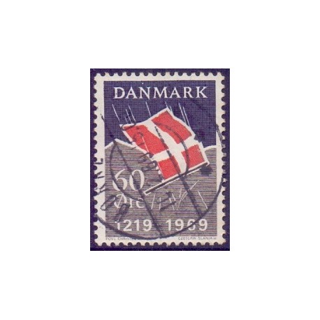 1969. Dannebrog 750 år . AFA nr. 484 postfrisk  Stemplet FDC