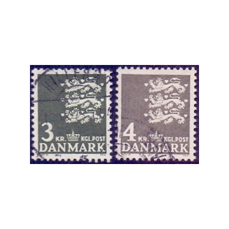 1969. Suppleringsværdi. AFA nr. 486-87 postfrisk Stemplet FDC