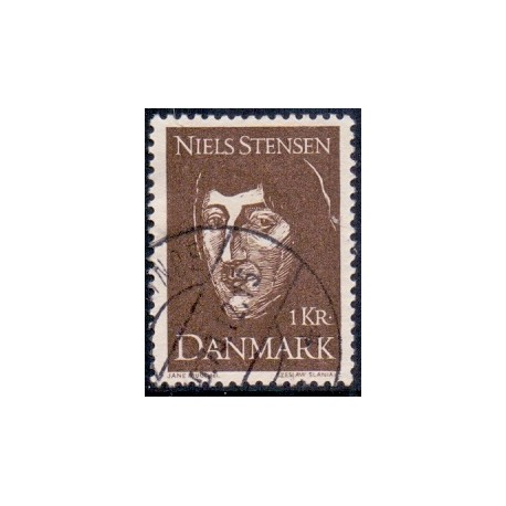 1969. Niels Stensen. AFA nr. 488 postfrisk  Stemplet FDC