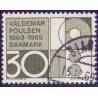 1969. Valdemar Poulsen. AFA nr. 490 postfrisk   Stemplet FDC