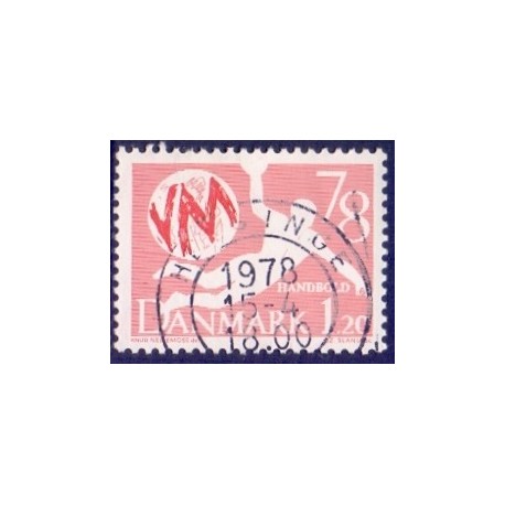 1978. VM i Håndboldt. AFA nr. 651 postfrisk  stemplet FDC