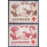 1969. Dansk Røde Kors. AFA nr. 491-92 postfrisk   Stemplet FDC