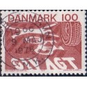 1977. Ny færdselslov. AFA nr. 634 postfrisk  stemplet FDC