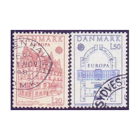1978. Europamærke / CEPT. AFA nr. 658-59 postfrisk  stemplet FDC