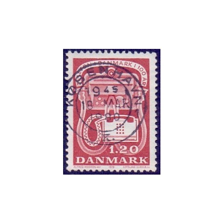 1979. Telefon i 100 år. AFA nr. 672 postfrisk   stemplet FDC