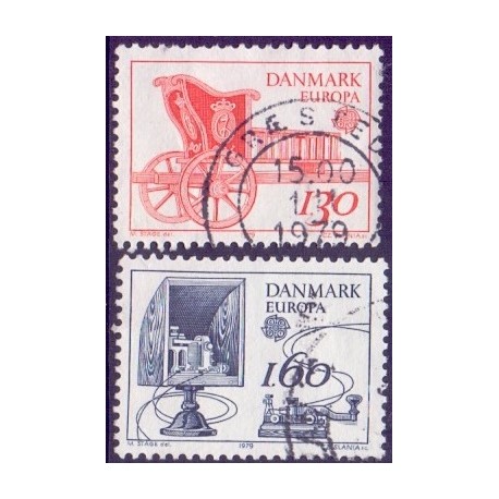 1979. Europamærker / CEPT. AFA nr. 682-83 postfrisk    stemplet FDC