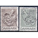1979. Vikingetiden. AFA nr. 684-85 postfrisk    stemplet FDC