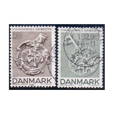 1979. Vikingetiden. AFA nr. 684-85 postfrisk    stemplet FDC