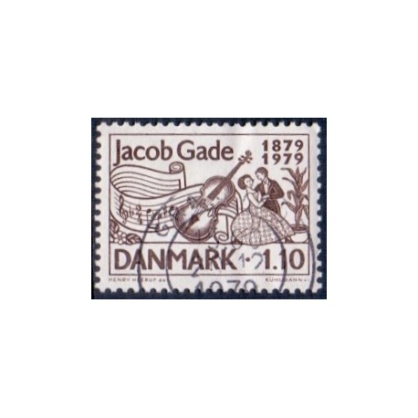 1979. Jacob Gades fødsel. AFA nr. 692 postfrisk   stemplet FDC