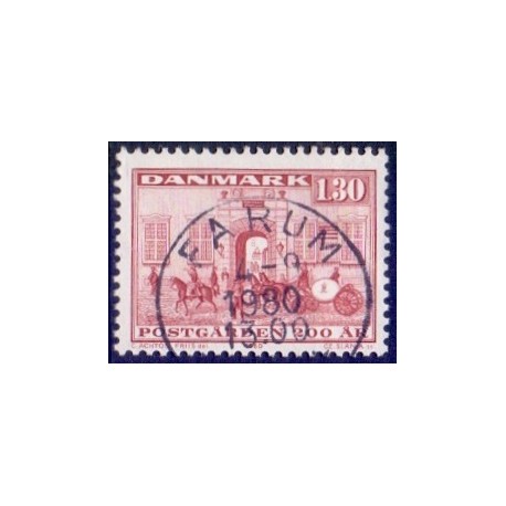 1980. Postgården. AFA nr. 693 postfrisk  stemplet FDC