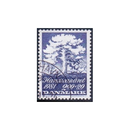 1981. FN's Inter. Handicapår. AFA nr. 736 postfrisk   Stemplet FDC