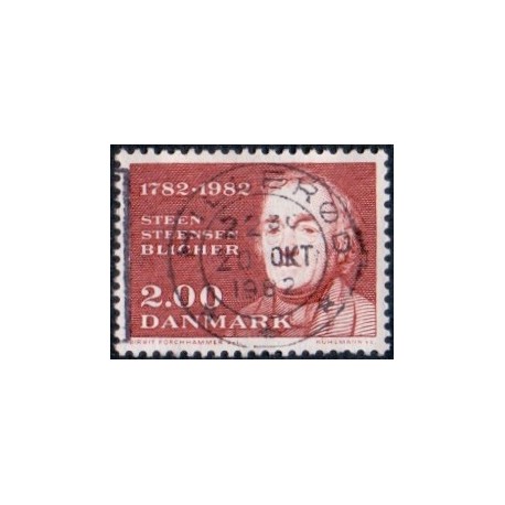 1982. Steen Steensen Blicher AFA nr. 759 postfrisk  Stemplet FDC