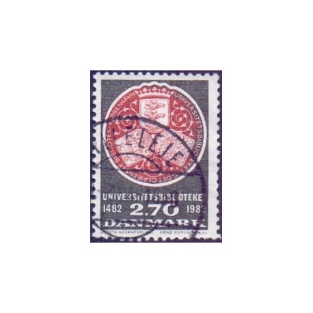 1982. Universitetsbibloteket. AFA nr. 763 postfrisk  Stemplet FDC