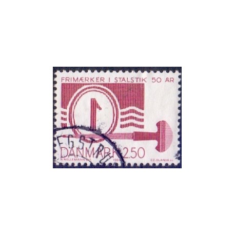 1983. Første frimærke i stålstik. AFA nr. 768 postfrisk  Stemplet FDC